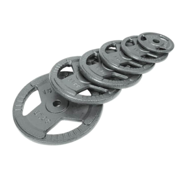 2.5kg - 20kg Standard weight metal - Side view