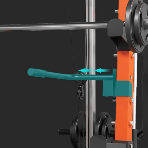 Smith Machine with bench and 100kg Weights - Image 7