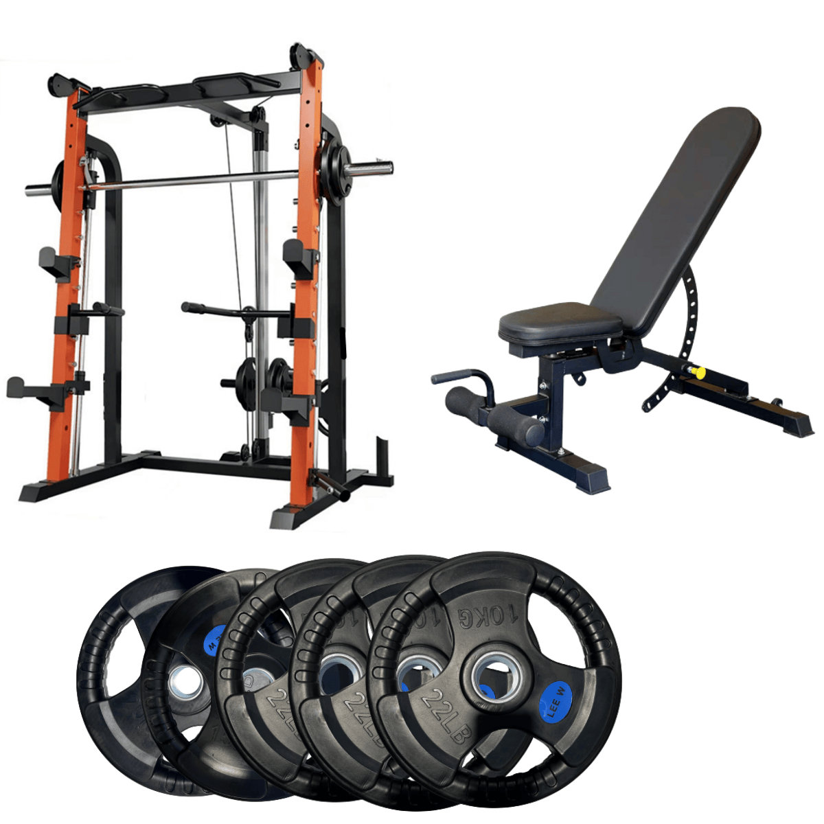 Smith Machine Home Gym Set