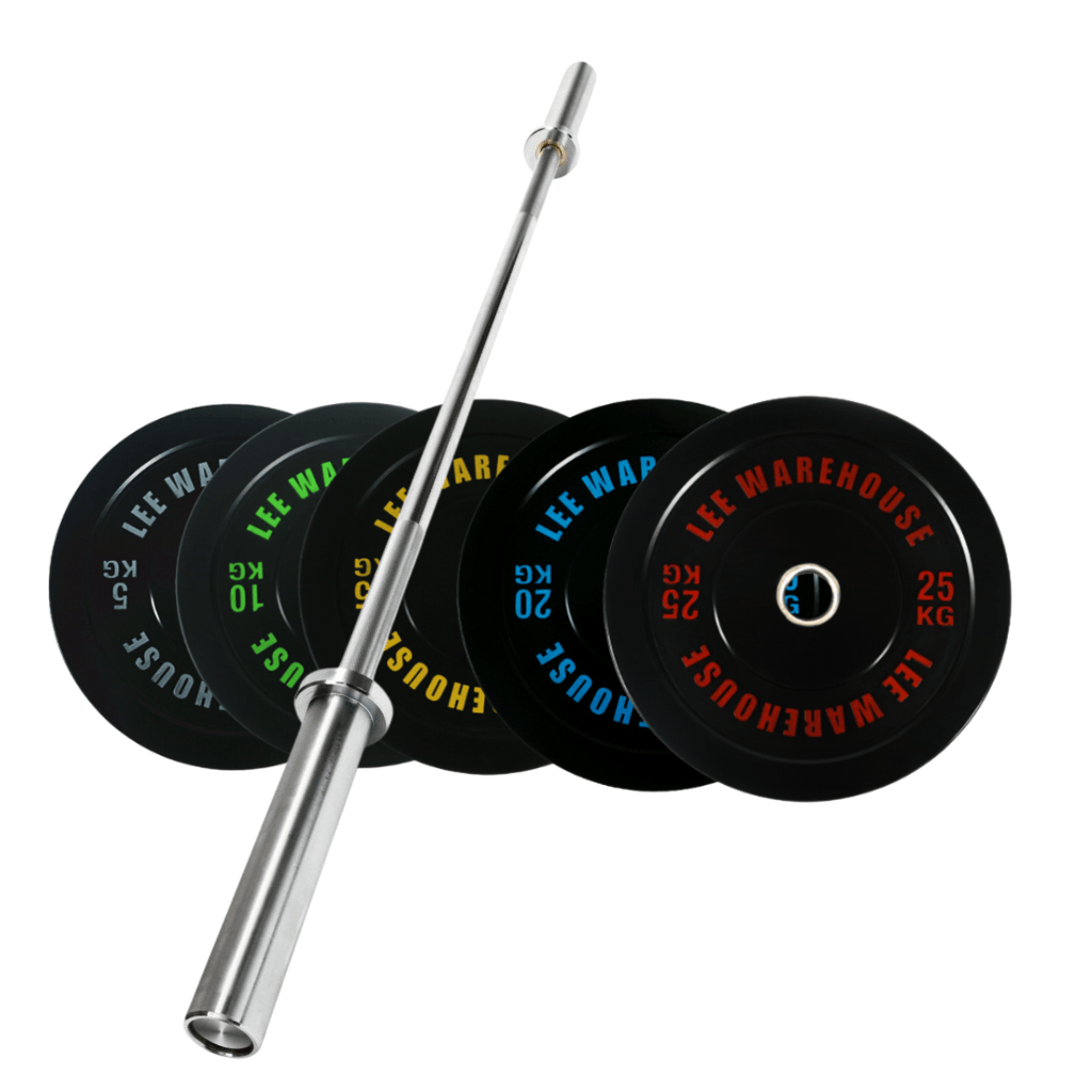 120kg Bumper Weight Set |  Olympic Barbell with Bumper Weights