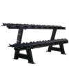TwoTier 10 pair Commercial Use Dumbbells Rack