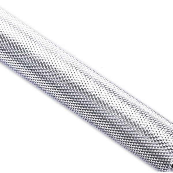 barbell silver handle