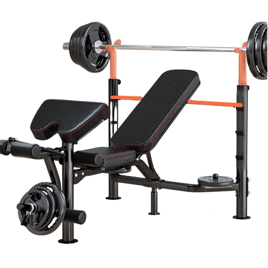Adjustable Bench with Rack For Home Gym