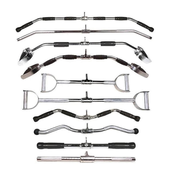 Varieties of Lat Pull Down Attachments
