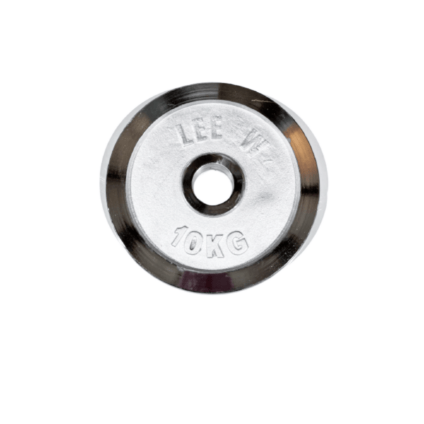 55KG Weight Set | Olympic Barbell with Chrome Weights - Image 7