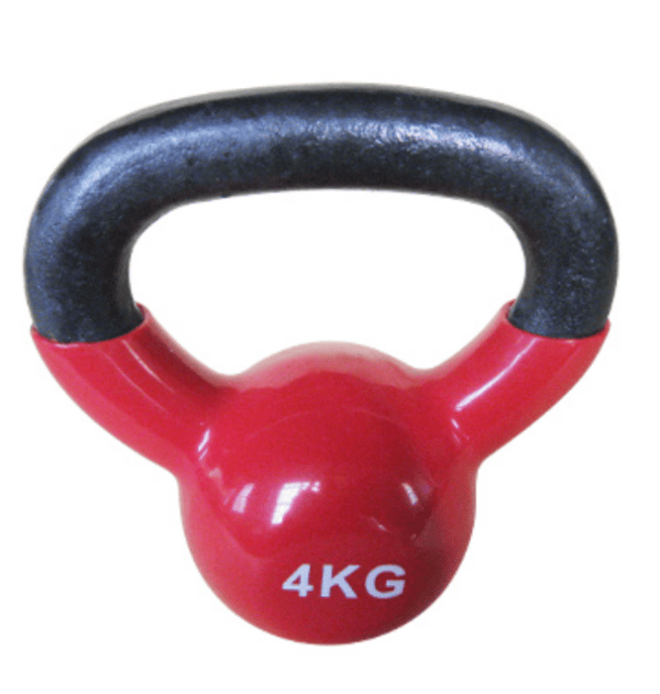 A 4kg kettlebell.