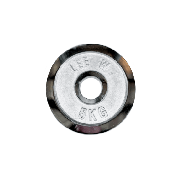 55KG Weight Set | Olympic Barbell with Chrome Weights - Image 9