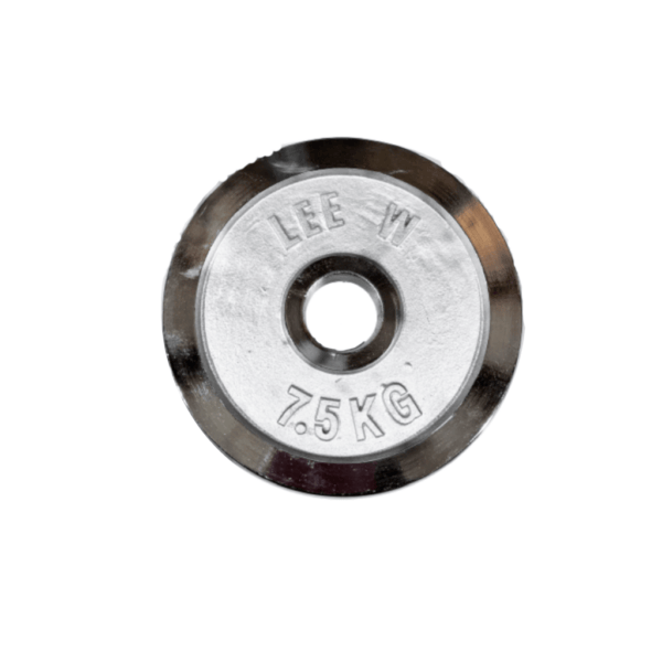 55KG Weight Set | Olympic Barbell with Chrome Weights - Image 8