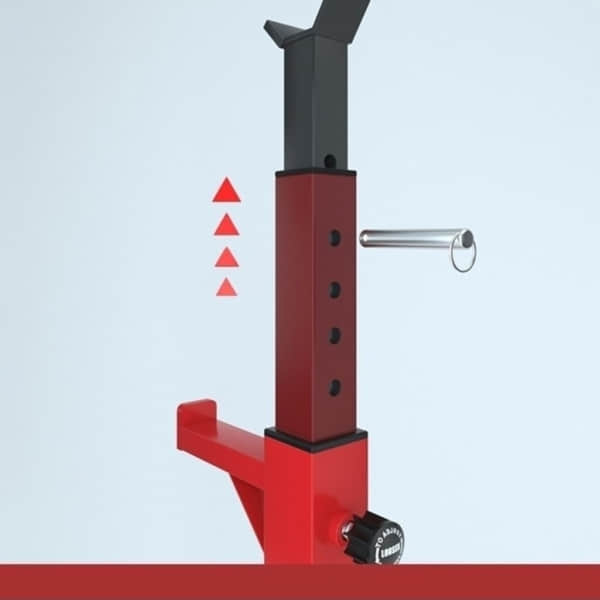 Squat Rack Commercial Half Squat Rack- Height adjusting option