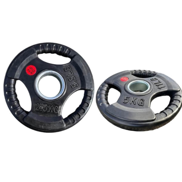 Weight Plates | Standard Rubber-Coated Grip Weights | 28mm - Image 14