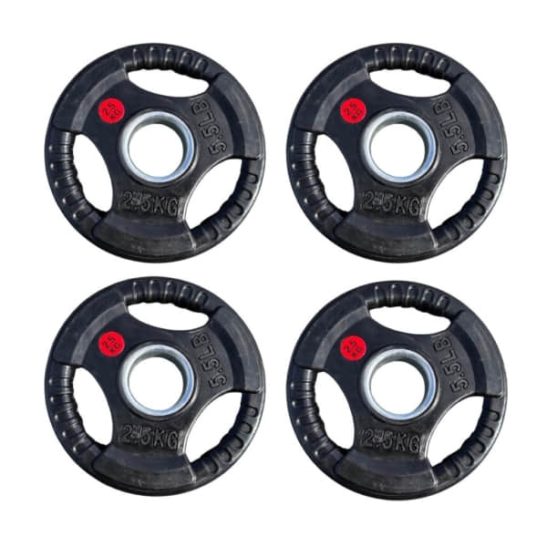Weight Plates | Standard Rubber-Coated Grip Weights | 28mm - Image 16