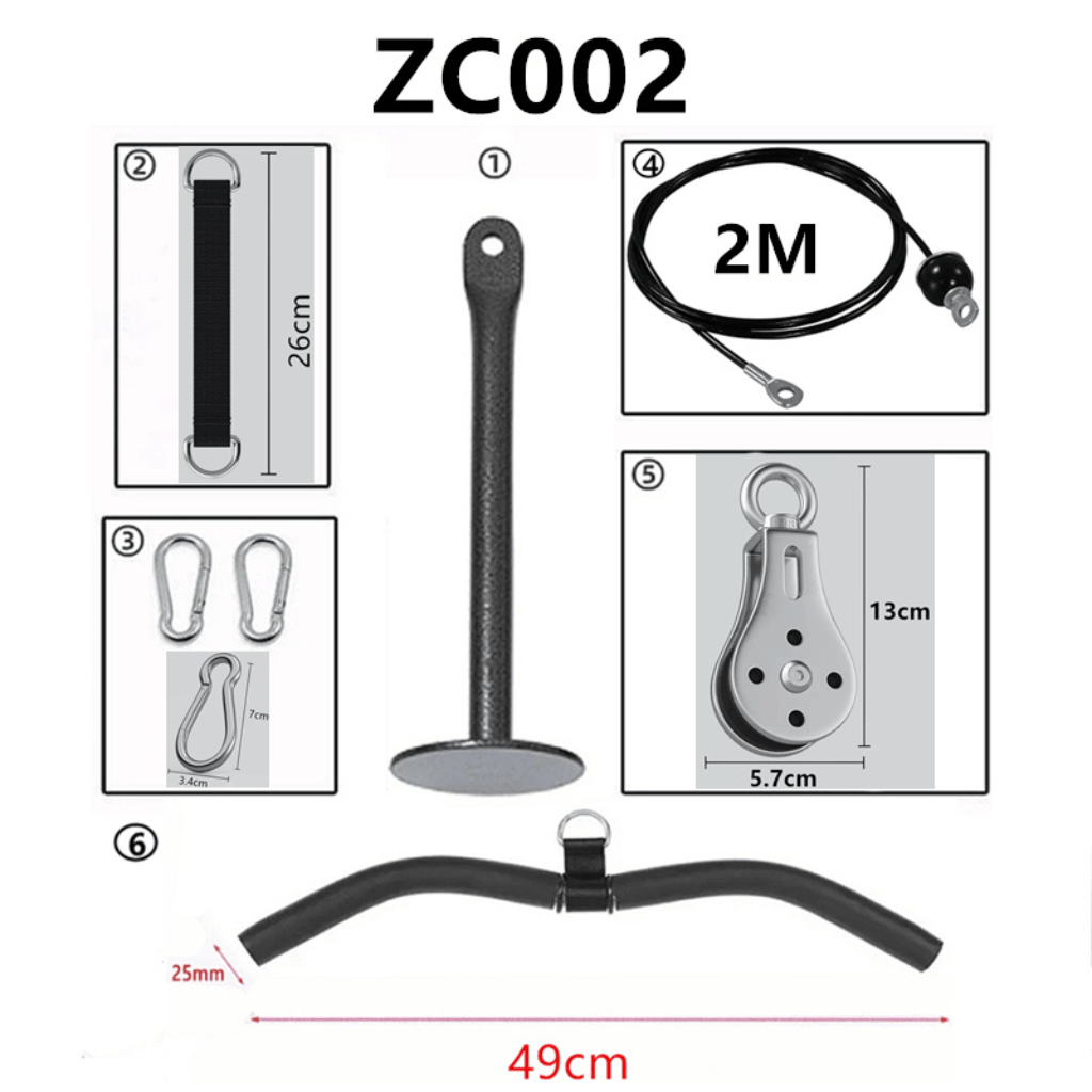 Wall Mount Pulley | Cable Machine Triceps Biceps Pulley System