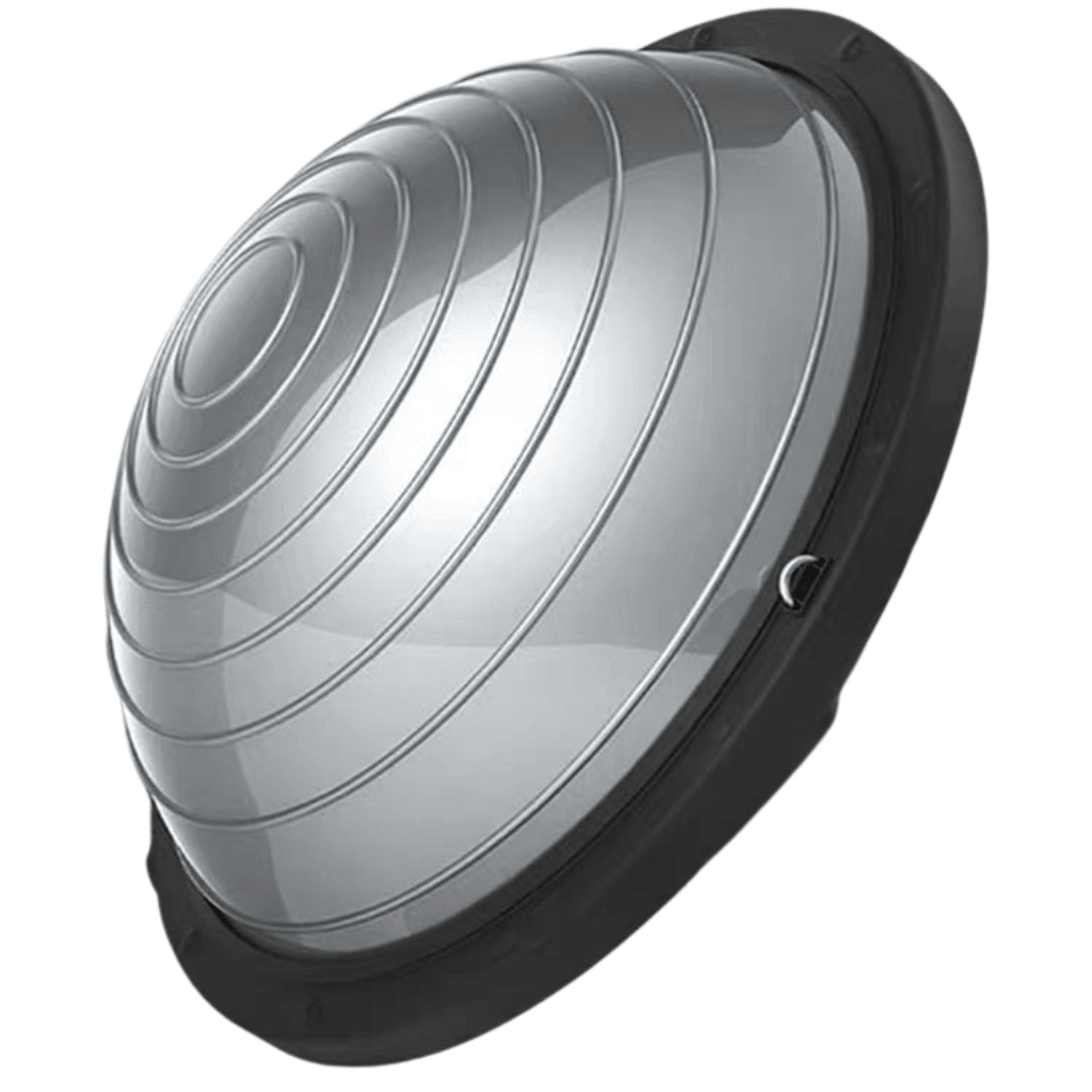 BOSU Ball | Balance Ball With Straps Flat – Grey