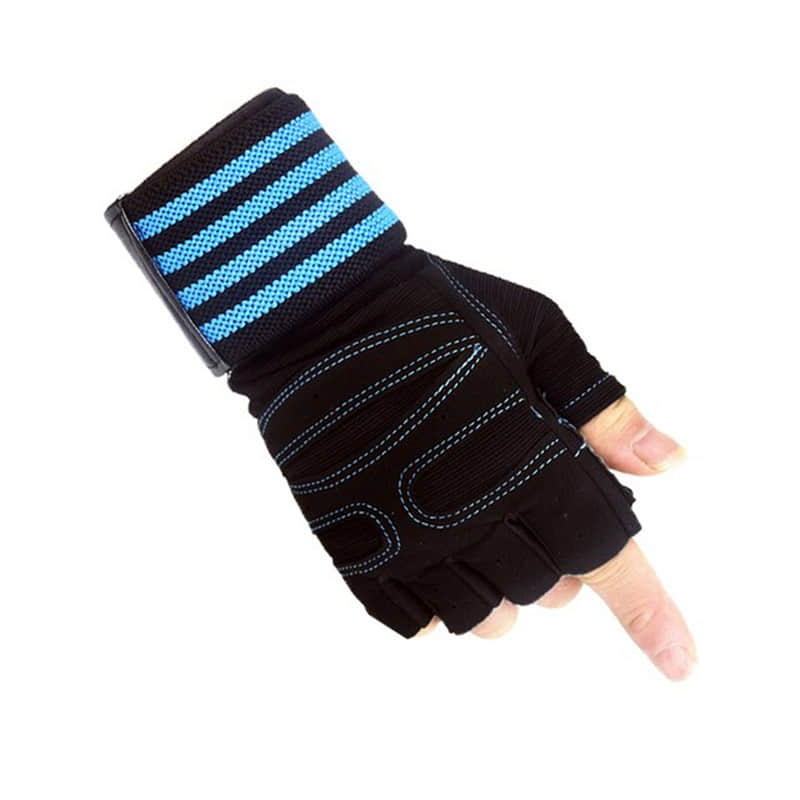 Gym Workout Gloves with Wrist Wrap Support