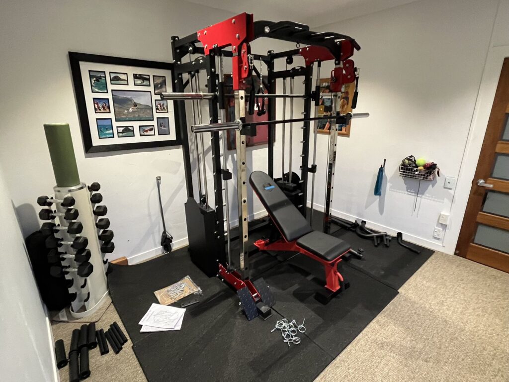 Smith machine set up